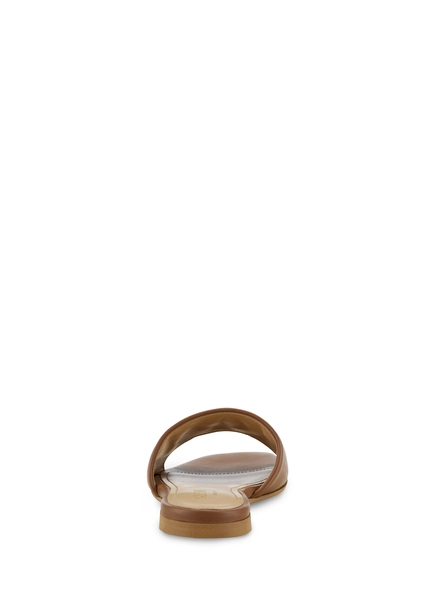 Nicowa Monogram slide sandals - LAUREWI NCW in Brownarticle number NC8A18003027E-151 50% Rabatt für begrenzte Zeit
