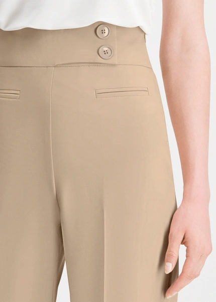 Nicowa Twill Marlene trousers - COREANA in beigearticle number NC8A22002022E-138 Online Shopping