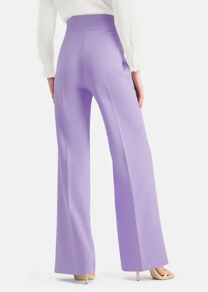 Nicowa Subtle Marlene trousers with a high waist - COREANA in LILAarticle number NC6A12009064E-145 Exklusivangebot