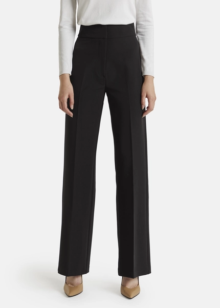 Nicowa Classic wide-leg trousers CORINO in BLACKarticle number NC7A24011019E-002 Osterangebot