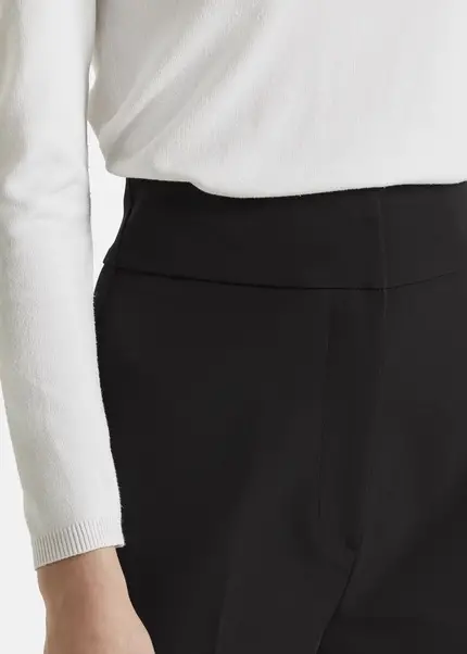 Nicowa Classic wide-leg trousers CORINO in BLACKarticle number NC7A24011019E-002 Osterangebot