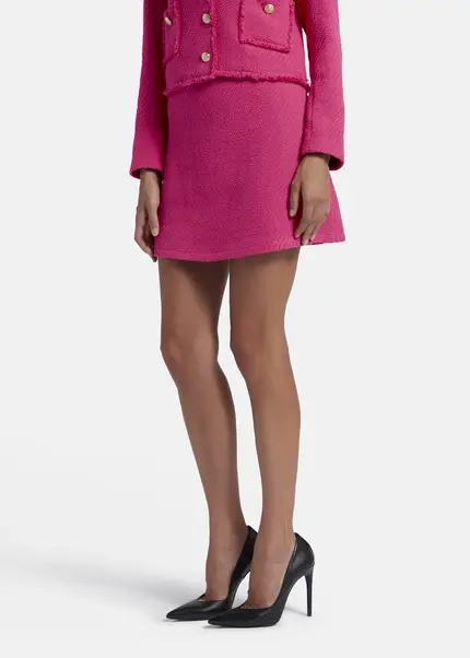 Nicowa Simple bouclé mini skirt- LANITO in PINKarticle number NC7A32015044E-139 Lagerräumung