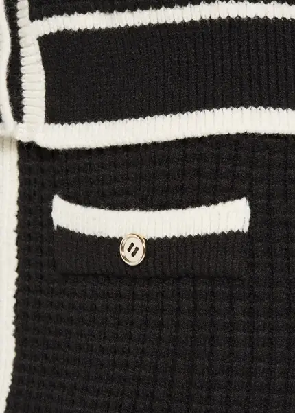 Nicowa Mini knit skirt - ANELIWO in BLACKarticle number NC8A22103019E-002 Neueste Mode