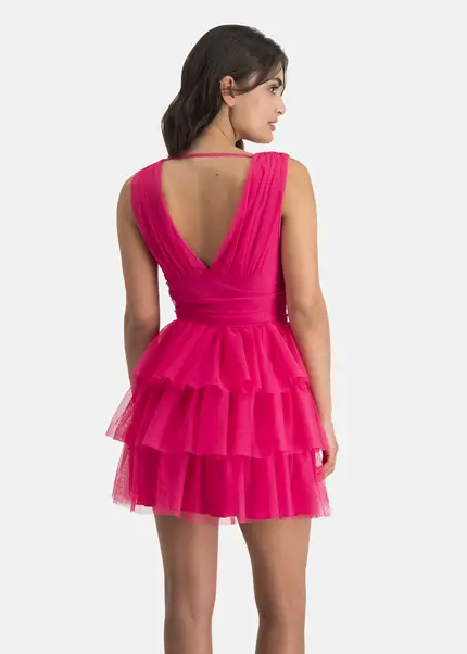 Nicowa Tulle mini dress - STELLOWA in PINKarticle number NC7A12030044E-139 VIP-Rabatte