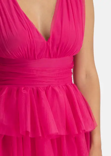 Nicowa Tulle mini dress - STELLOWA in PINKarticle number NC7A12030044E-139 VIP-Rabatte