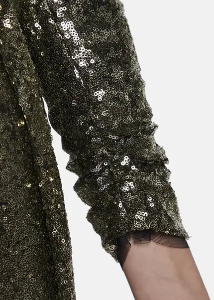 Nicowa Maxi sequin wrap dress - MILOWA in GOLDarticle number NC8A22011023E-131 Letzte 3 Tage