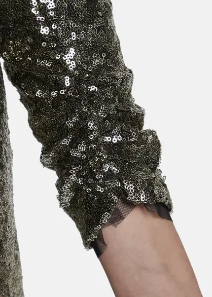 Nicowa Mini sequin wrap dress - MILOWA in GOLDarticle number NC8A22010023E-131 JETZT KAUFEN