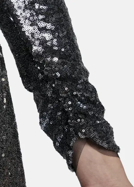 Nicowa Mini sequin wrap dress - MILOWA in SILVERarticle number NC8A22009031E-088 Neueste Stile