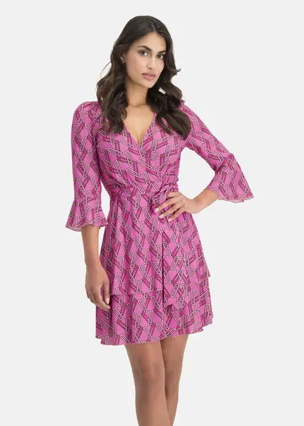 Nicowa Extravagant wrap dress - PINOWA in PINKarticle number NC7A12022044E-139 Bis zu 65% Rabatt