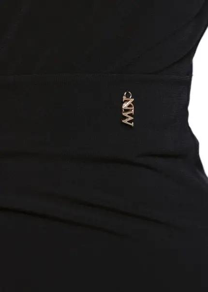 Nicowa Draped mini dress - MICIMA in BLACKarticle number NC8A22007019E-002 Sonderangebot der Fabrik