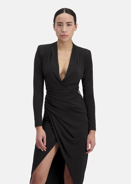 Nicowa Draped midi dress - MICIMA in BLACKarticle number NC8A12002019E-002 Vierteljährliche Förderung