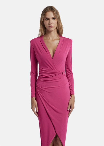 Nicowa Draped midi dress - MICIMA in pinkarticle number NC8A22004044E-139 Bis zu 55% Rabatt