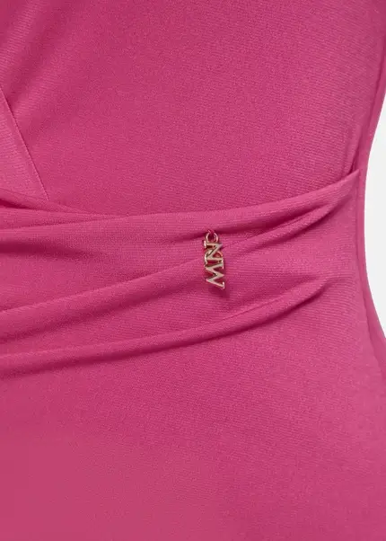 Nicowa Draped midi dress - MICIMA in pinkarticle number NC8A22004044E-139 Bis zu 55% Rabatt