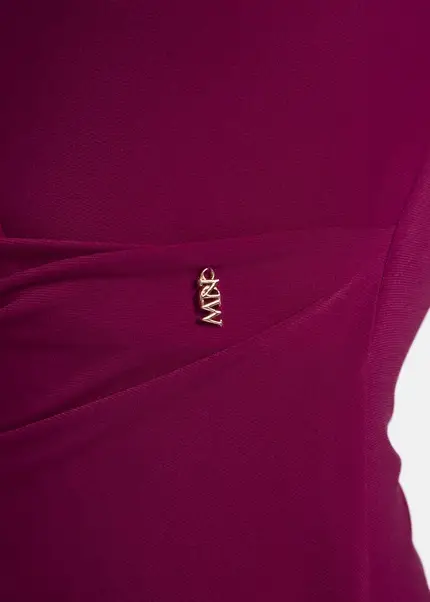 Nicowa Draped midi dress - MICIMA in dark berryarticle number NC8A22003034E-011 Discount Store für neue Produkte
