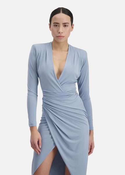 Nicowa Draped midi dress - MICIMA in LIGHTBLUEarticle number NC8A12003025E-019 Nur noch ein Tag übrig