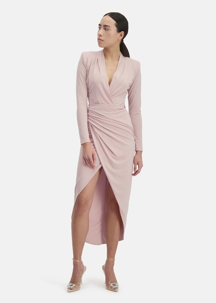 Nicowa Draped midi dress - MICIMA in ROSEarticle number NC8A12001024E-006 Super Rabatt