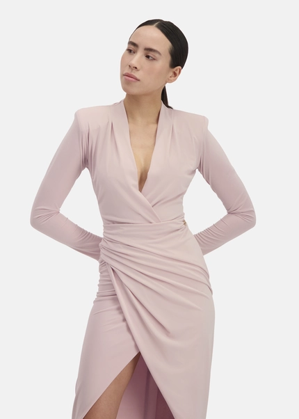 Nicowa Draped midi dress - MICIMA in ROSEarticle number NC8A12001024E-006 Super Rabatt