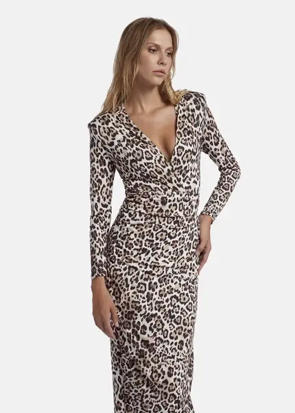 Nicowa Draped maxi dress - MICIMA in CREAMarticle number NC8A22006017E-072 Riesige Rabatte