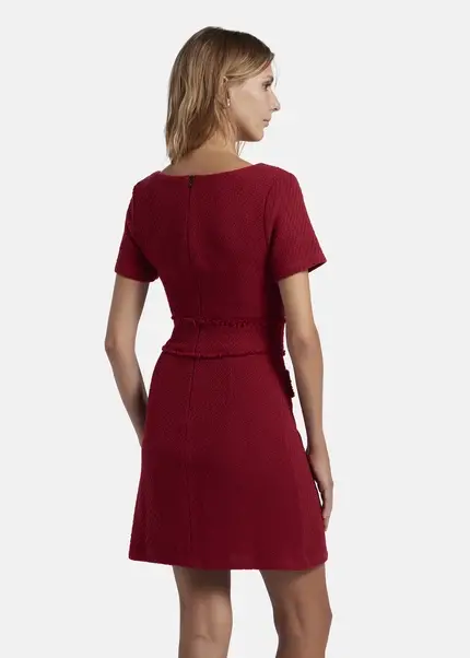 Nicowa Sheath bouclé dress VANTREA in dark berryarticle number NC8A22504034E-011 Speichern exportieren