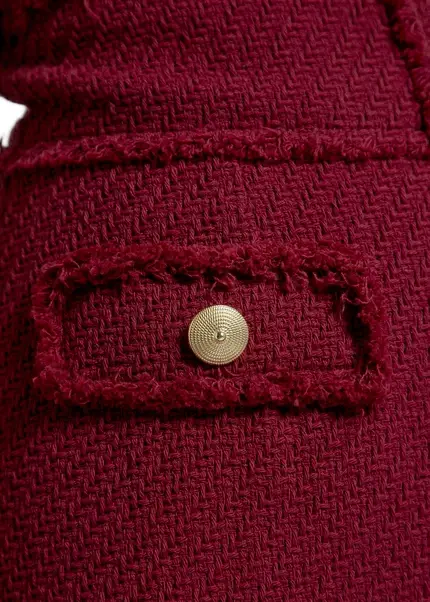 Nicowa Short bouclé dress CHIMORA in dark berryarticle number NC8A22503034E-011 zollfrei