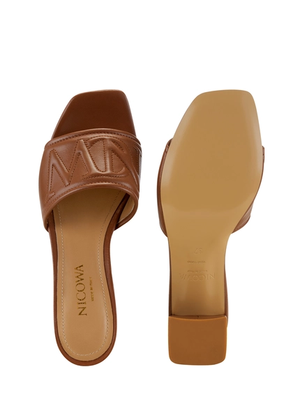Nicowa Monogram block sandal - CAPULIO NCW in Brownarticle number NC8A11503027E-151 Rabatte dieses Monats