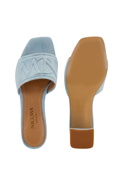 Nicowa Monogram block sandal - CAPULIO NCW in Denimarticle number NC8A11503025E-005 2025