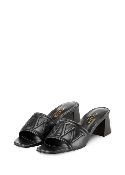 Nicowa Monogram block sandal - CAPULIO NCW in Blackarticle number NC8A11503019E-002 Online