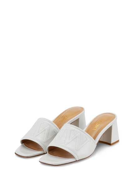 Nicowa Monogram block sandal - CAPULIO NCW in Creamarticle number NC8A11503012E-072 Outlet