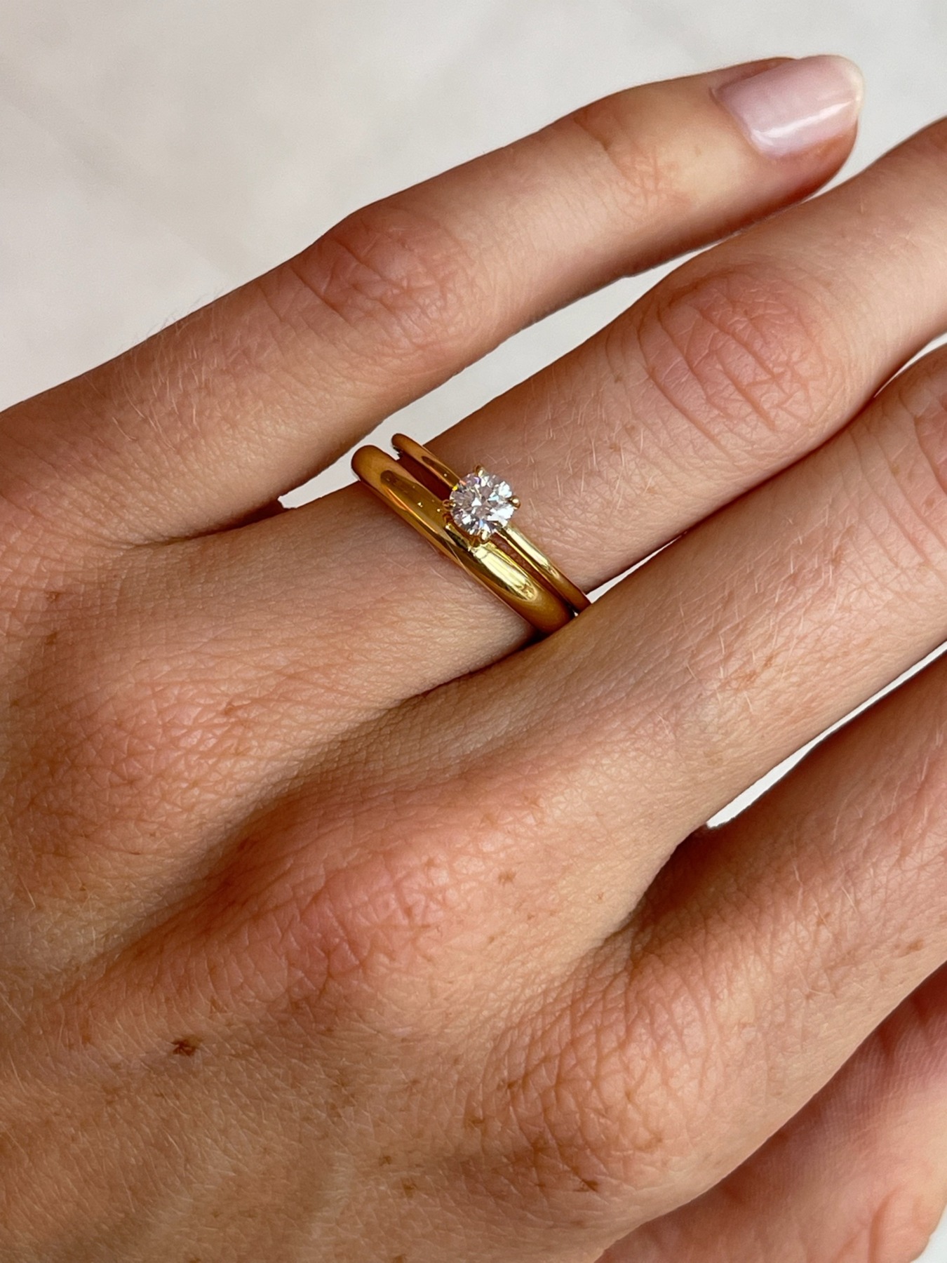 Nina Kastens Solitaire Ring 0.4ct Black Friday Preise