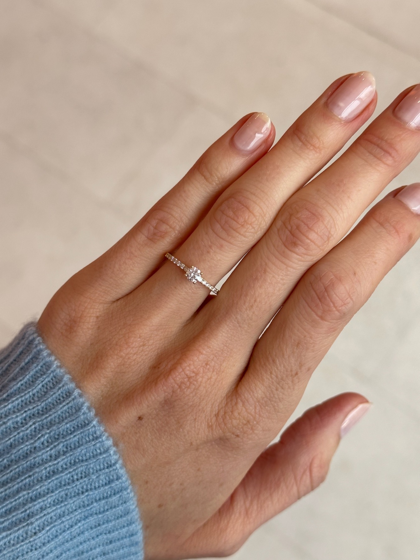Nina Kastens Pavé Solitaire Ring Online