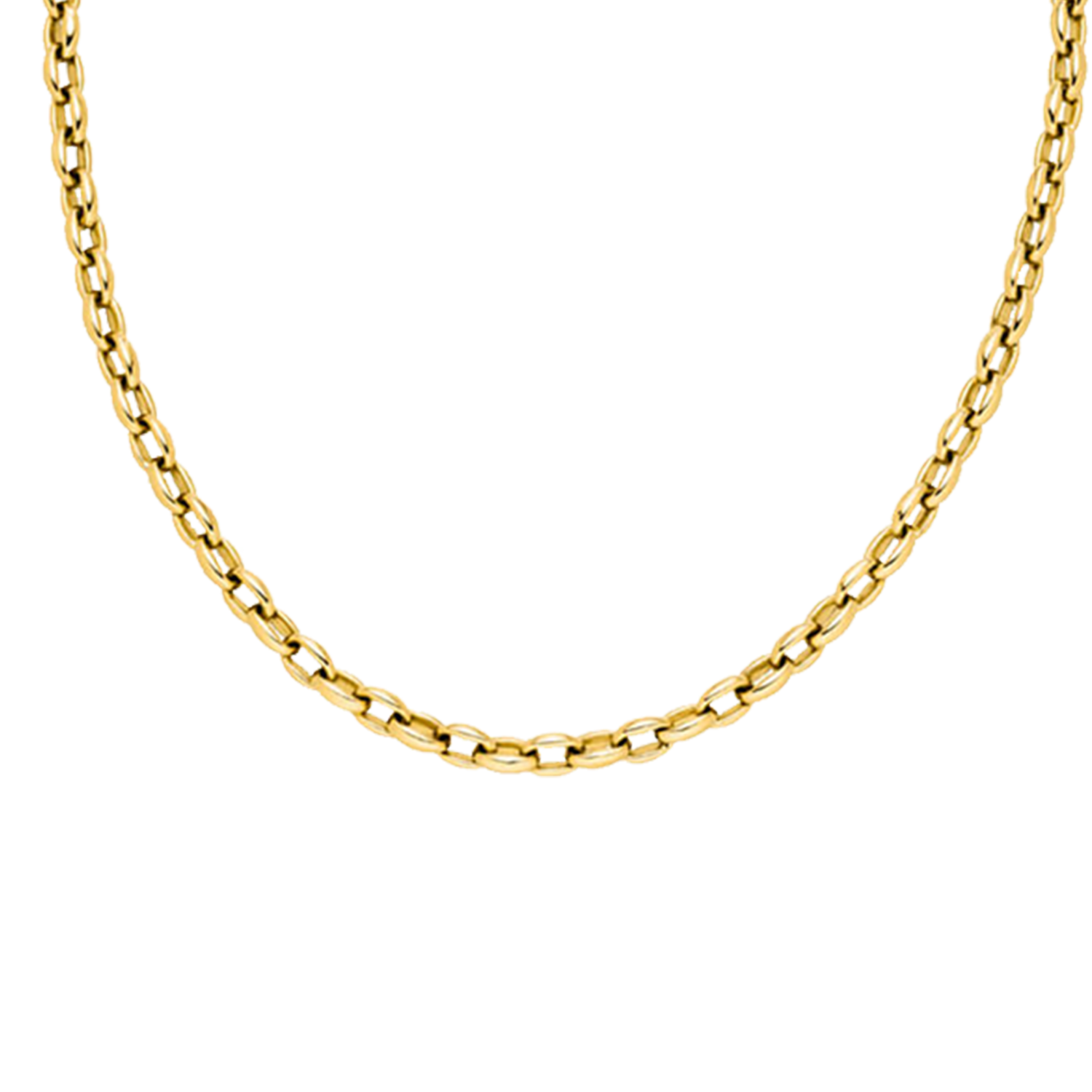 Nina Kastens Oval Chain Necklace Meist gekauft