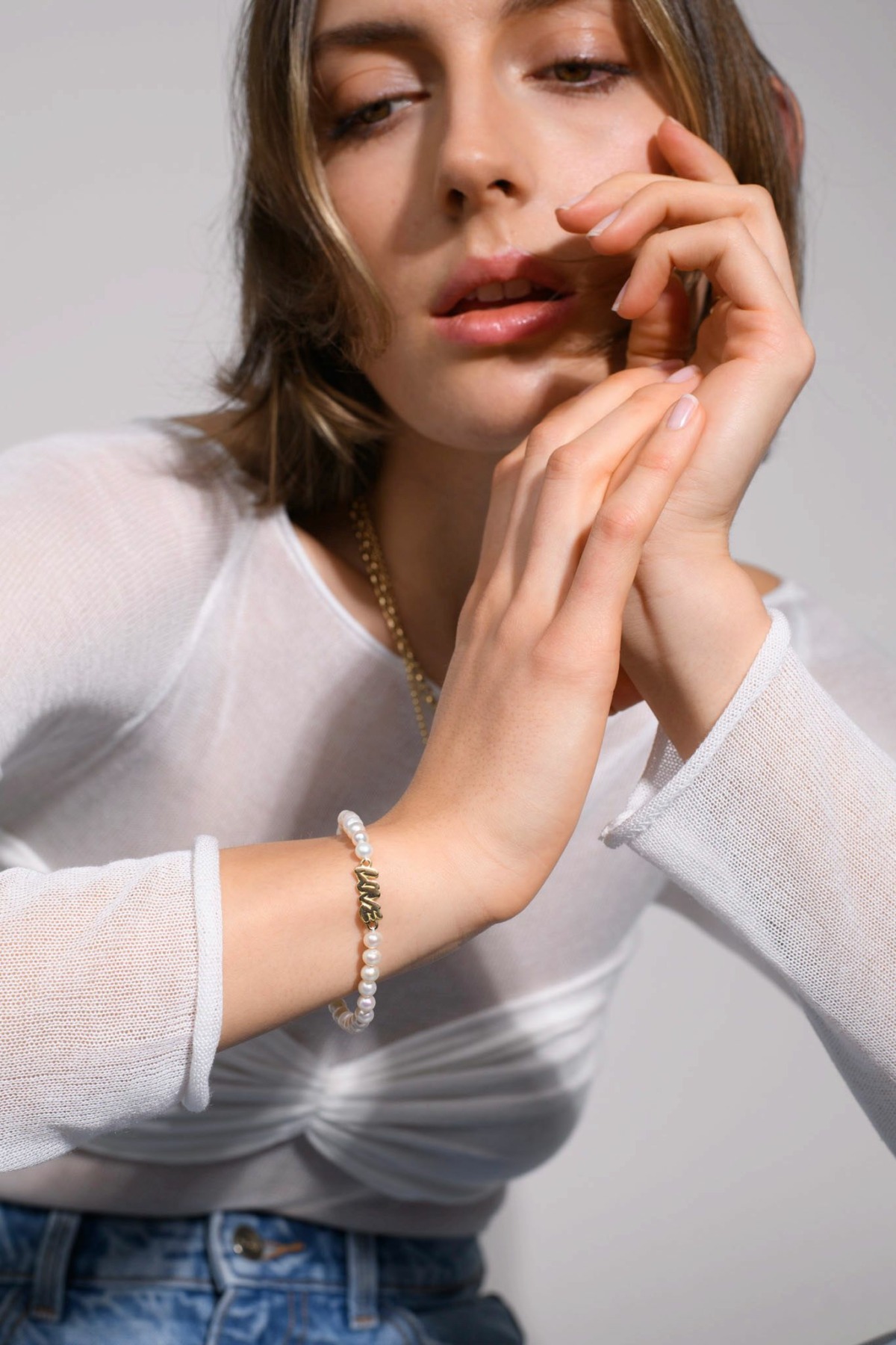 Nina Kastens LOVE Graffiti Pearl Bracelet Günstig kaufen