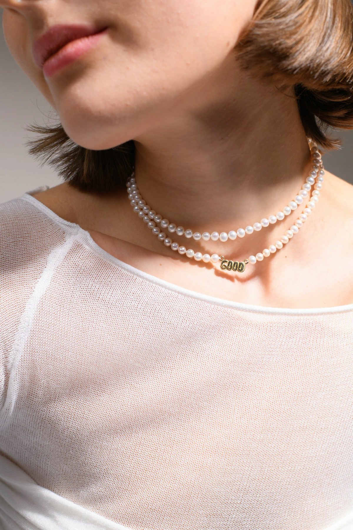 Nina Kastens GOOD Graffiti Pearl Choker Versandkostenfrei