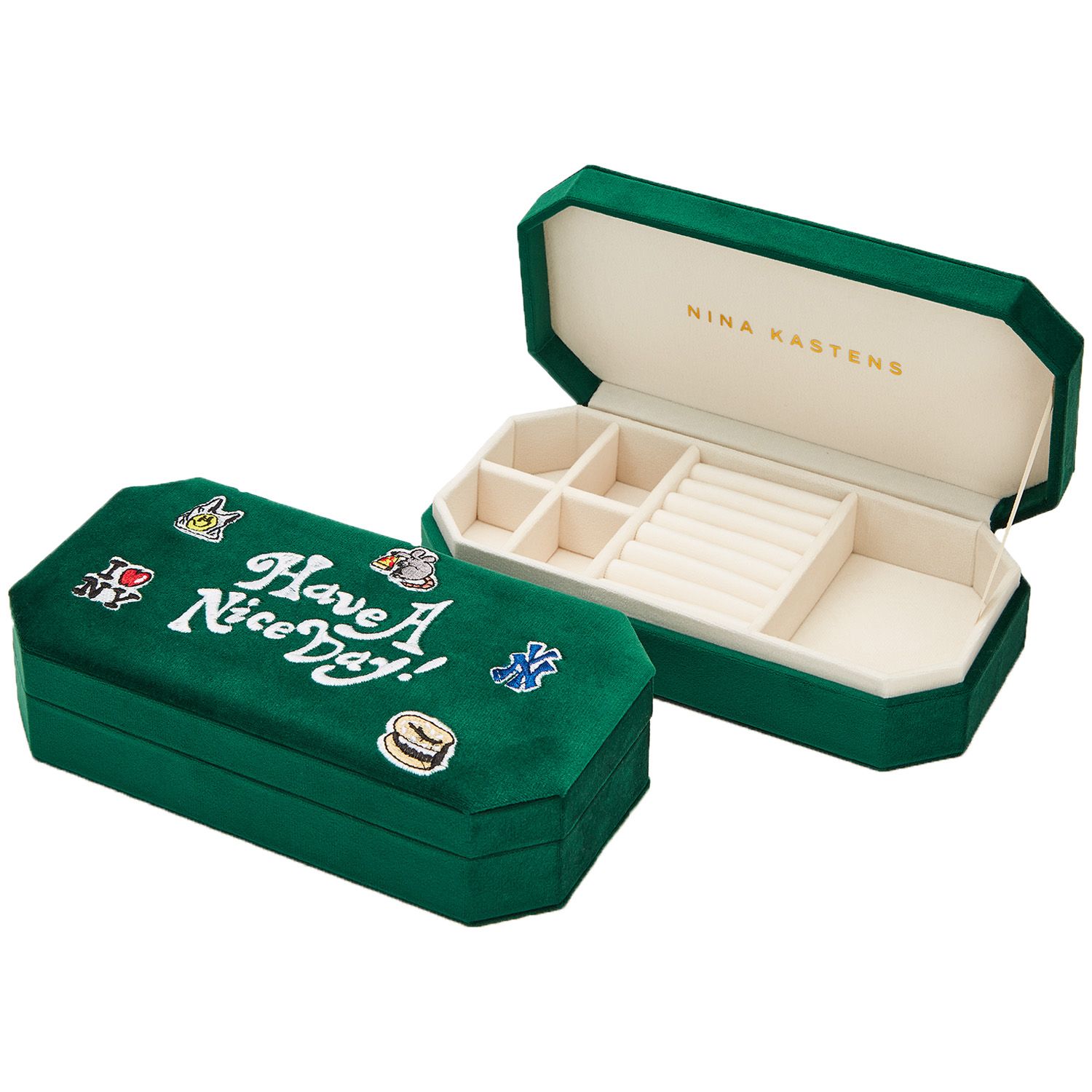 Nina Kastens Have A Nice Day Jewelry Box Green Preisnachlass