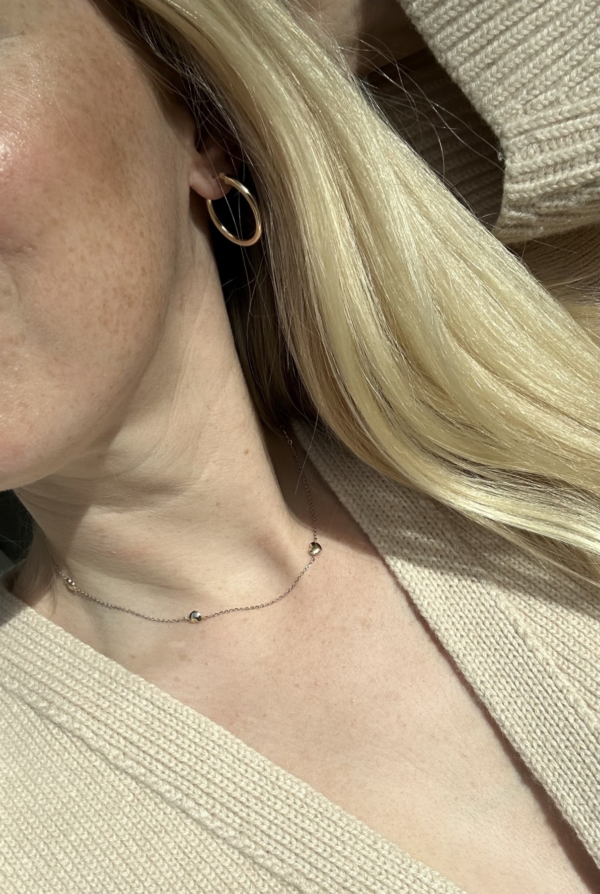 Nina Kastens Bicolor Heart Choker Black Friday