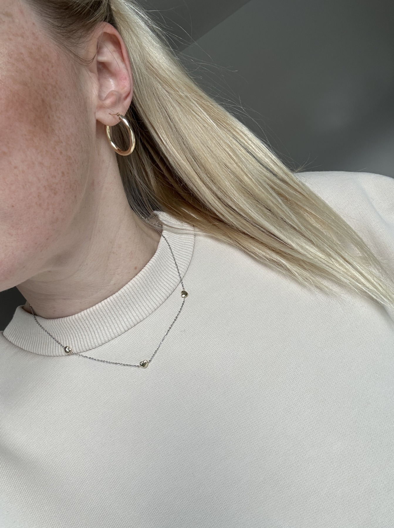 Nina Kastens Bicolor Heart Choker Black Friday