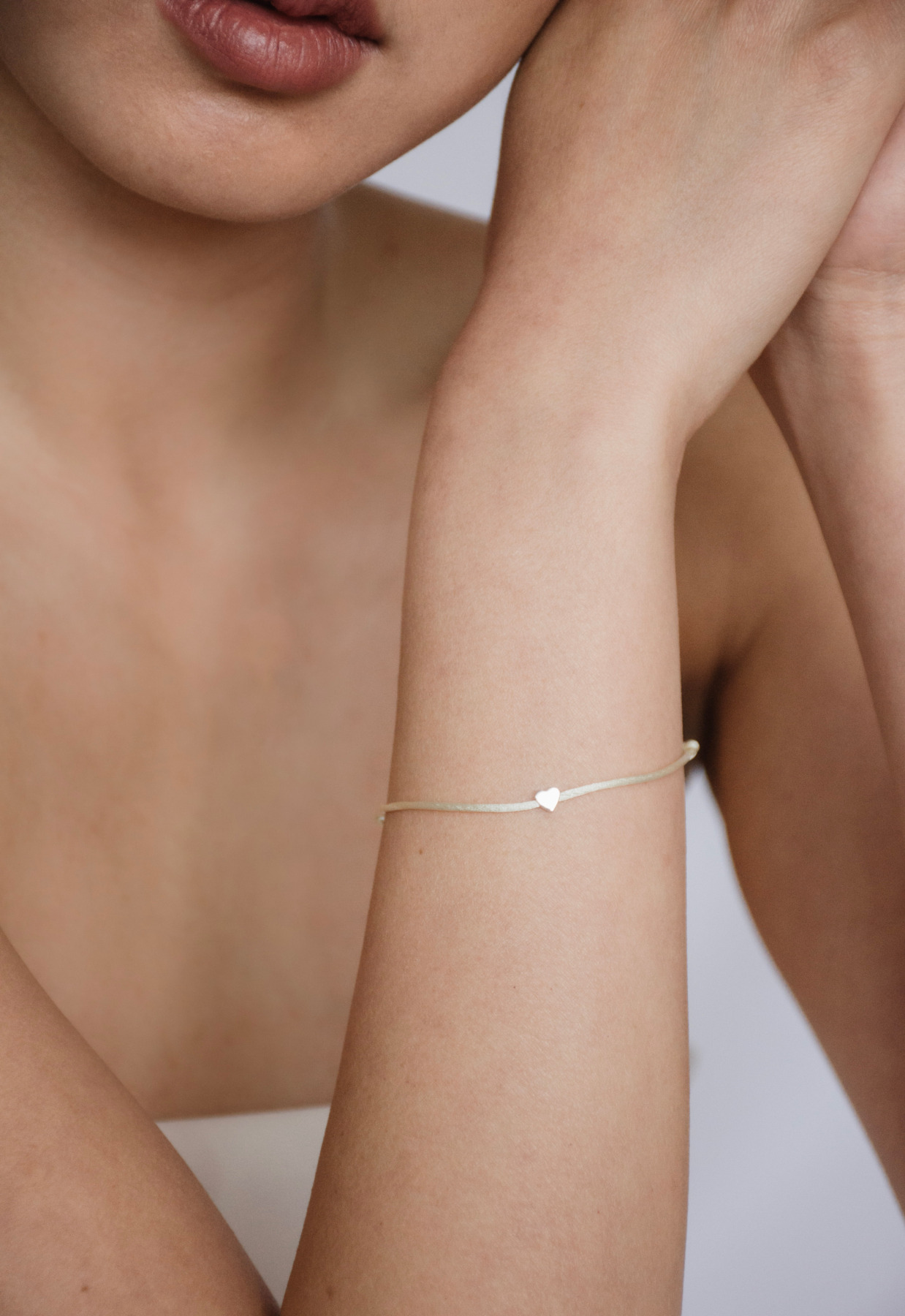 Nina Kastens Heart Bracelet White WG Räumungsverkauf