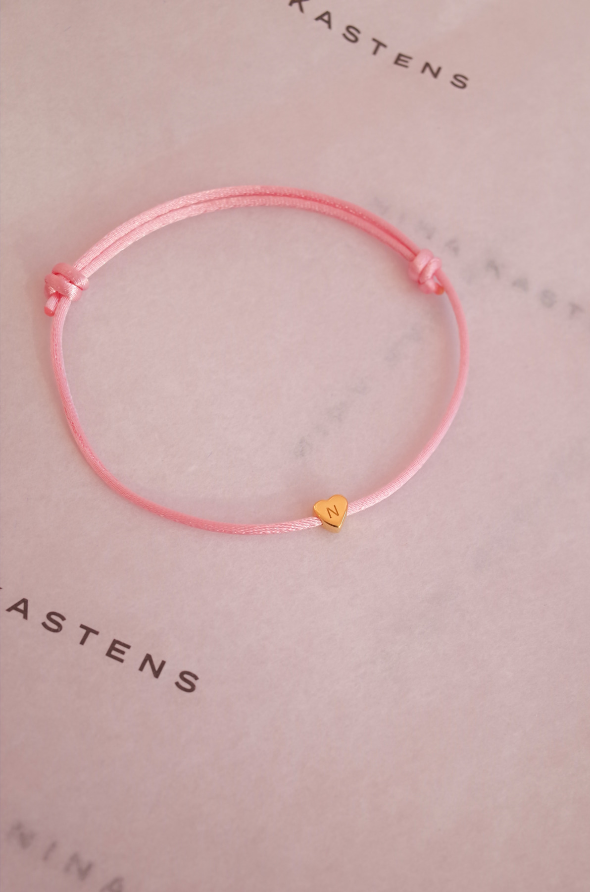 Nina Kastens Heart Bracelet Black Tiefpreis