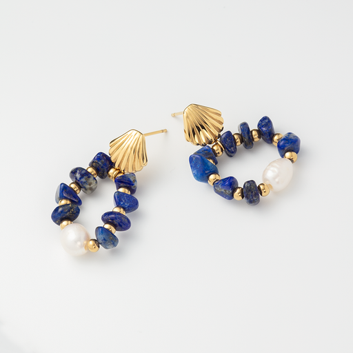 Paul Hewitt Scallop Stone Ohrring Gold Zeitbegrenzte Promotion