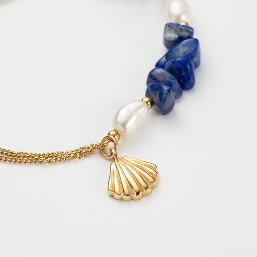 Paul Hewitt Scallop Stone Armkette Gold Nur für heute