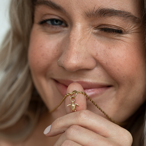 Paul Hewitt Turtle Charm Gold Rabatt
