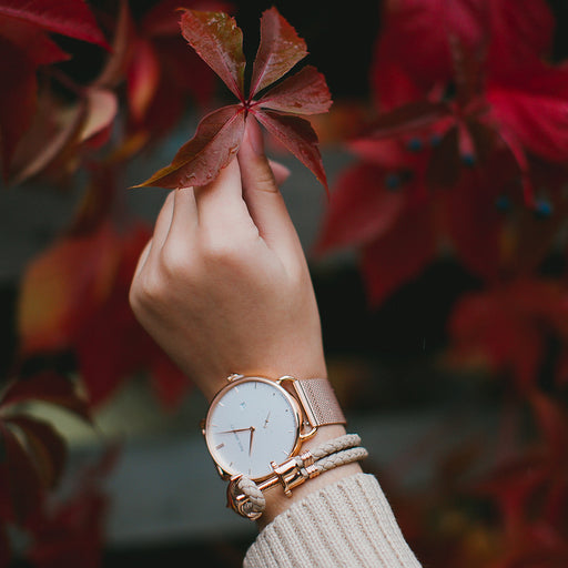 Paul Hewitt Ankerarmband Phrep Roségold Leder Hazelnut Online Outlet