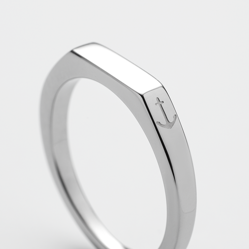 Paul Hewitt Men's Slim Signet Ring Silber Super Sparpreis