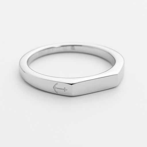 Paul Hewitt Men's Slim Signet Ring Silber Super Sparpreis