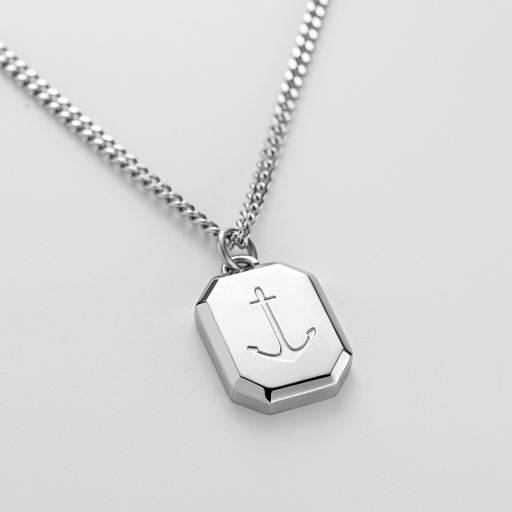 Paul Hewitt Men's Octagonal Halskette Anchor Silber JETZT KAUFEN