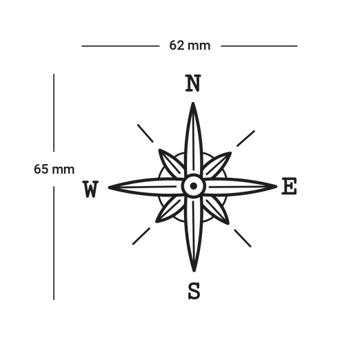 Paul Hewitt Men's Compass 1 Tattoo Rabatte dieses Monats