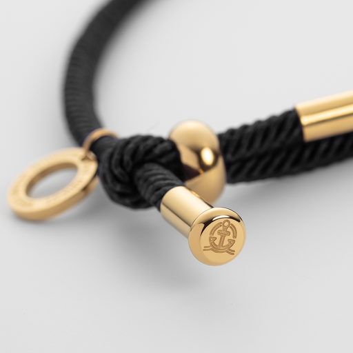 Paul Hewitt Vitamin Sea Armband Gold Schwarz Flash Sale