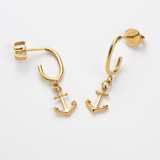 Paul Hewitt The Anchor II Hoops Ohrring Gold Cyber Monday