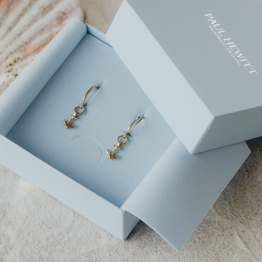 Paul Hewitt The Anchor II Hoops Ohrring Gold Cyber Monday