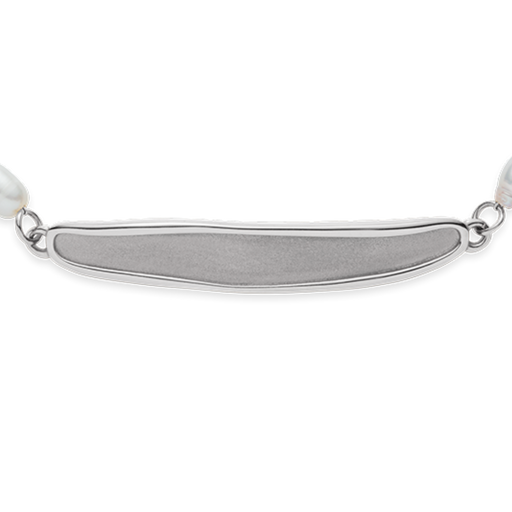 Paul Hewitt Engravable Plate Pearl Armkette Silber Exklusive Angebote